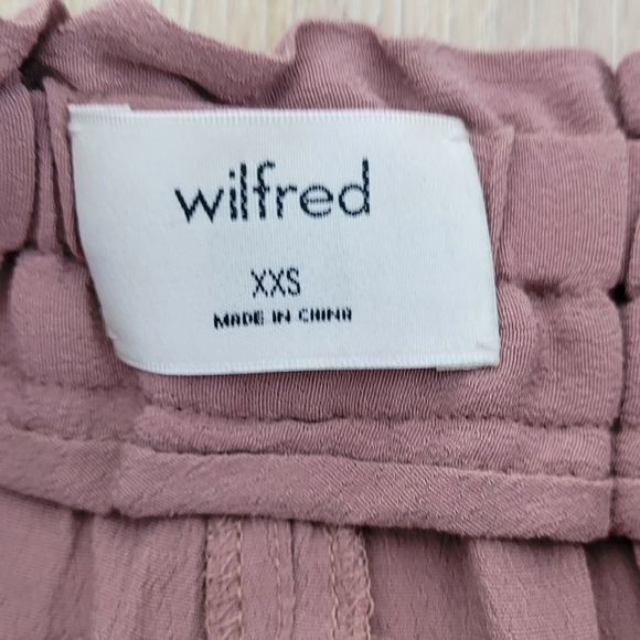 Aritzia Wilfred Marais trouser pant dusty rose pink XXS silk - Picture 11 of 15